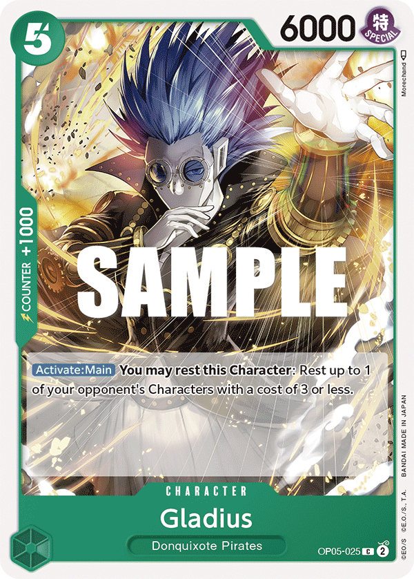 Gladius One Piece card