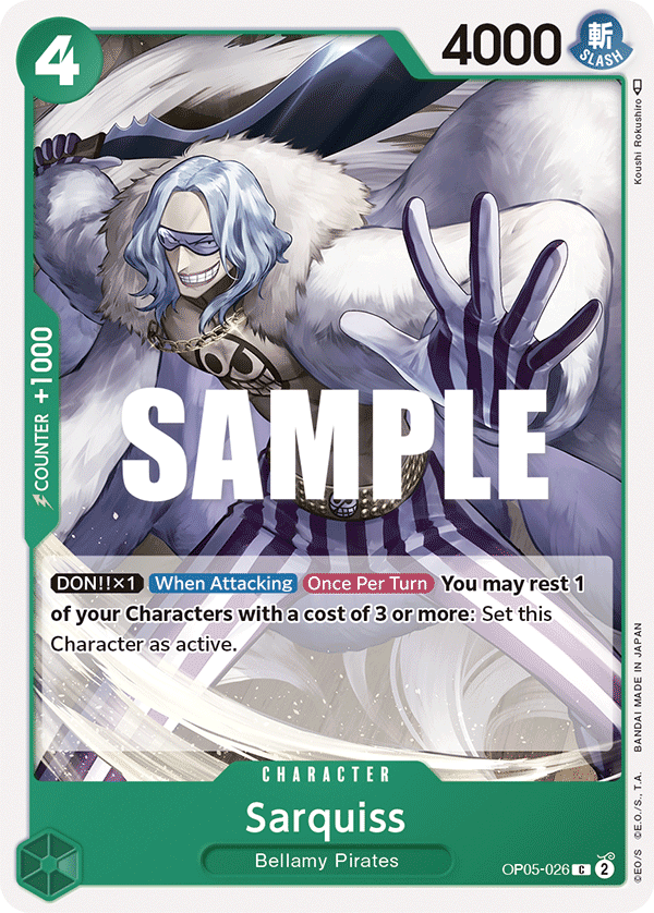 Sarquiss One Piece card