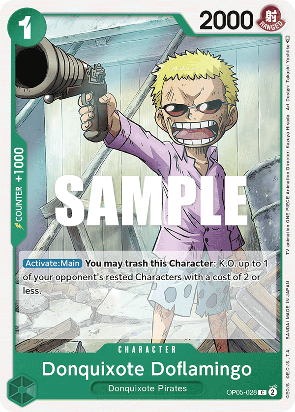 Donquixote Doflamingo One Piece card