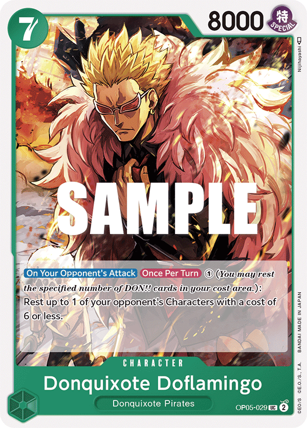 Donquixote Doflamingo One Piece card