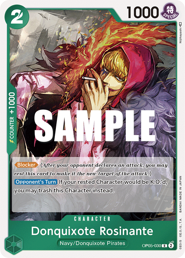 Donquixote Rosinante One Piece card