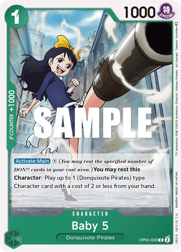 Baby 5 One Piece card