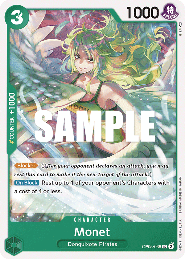 Monet One Piece card