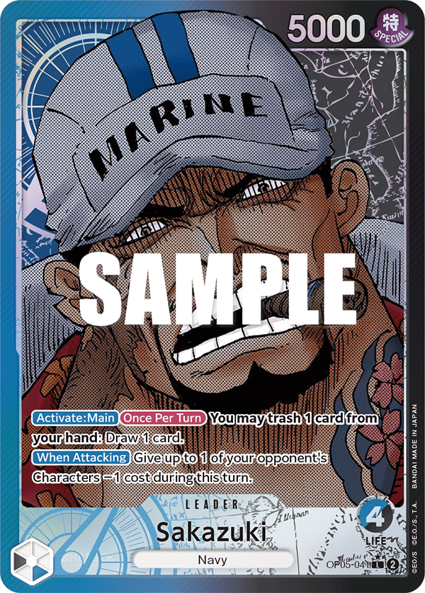 Sakazuki One Piece card