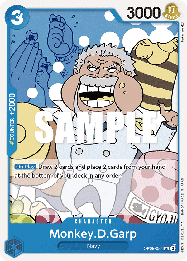 Monkey.D.Garp One Piece card