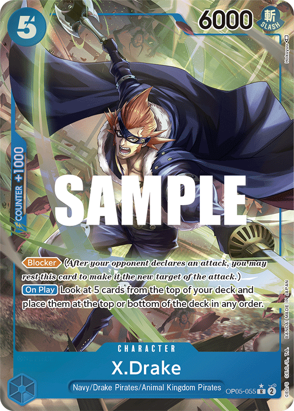 X.Drake One Piece card