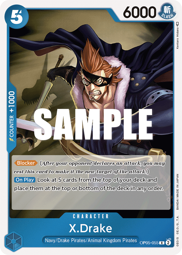 X.Drake One Piece card