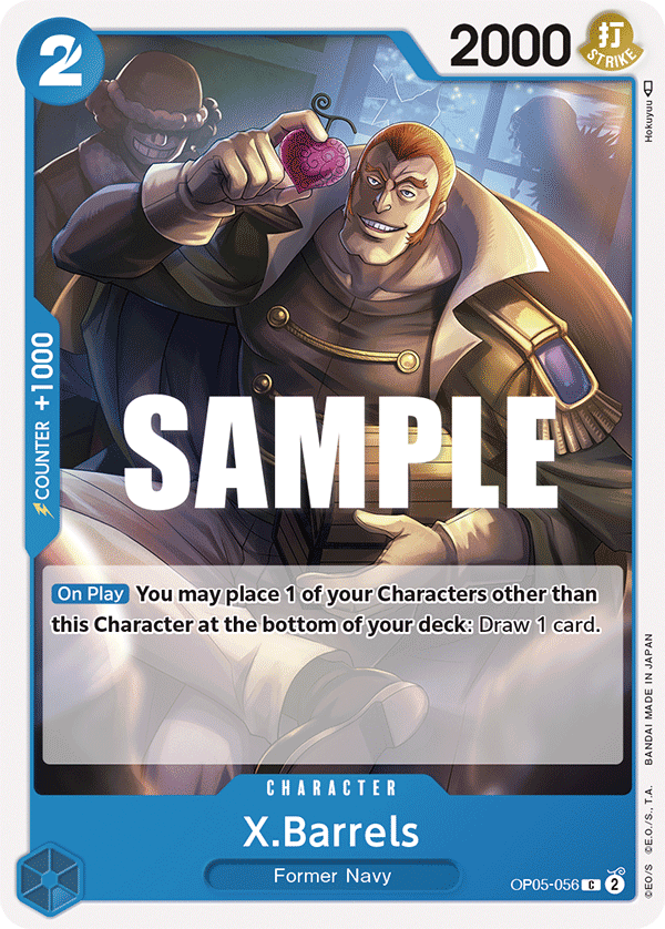 X.Barrels One Piece card