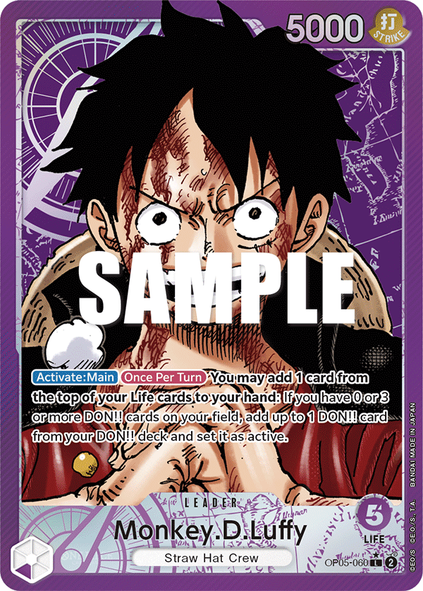 Monkey.D.Luffy One Piece card