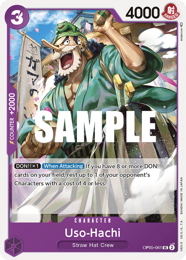 Uso-Hachi One Piece card