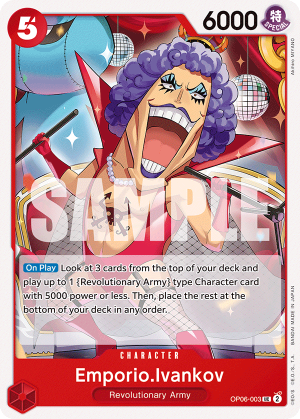 Emporio.Ivankov One Piece card