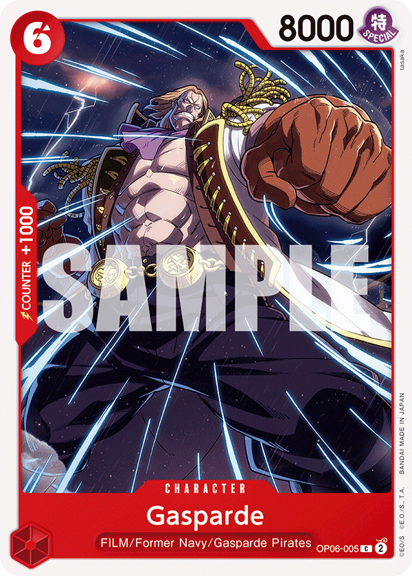 Gasparde One Piece card