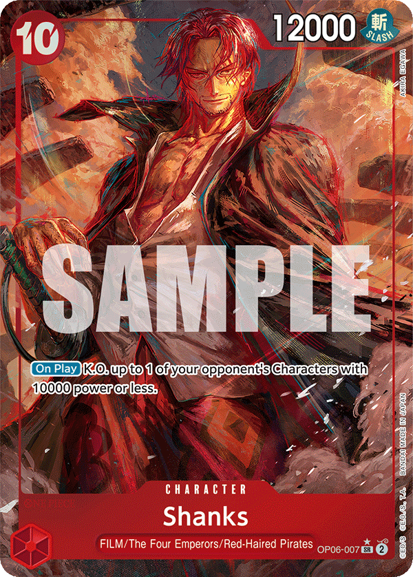 Shanks One Piece card