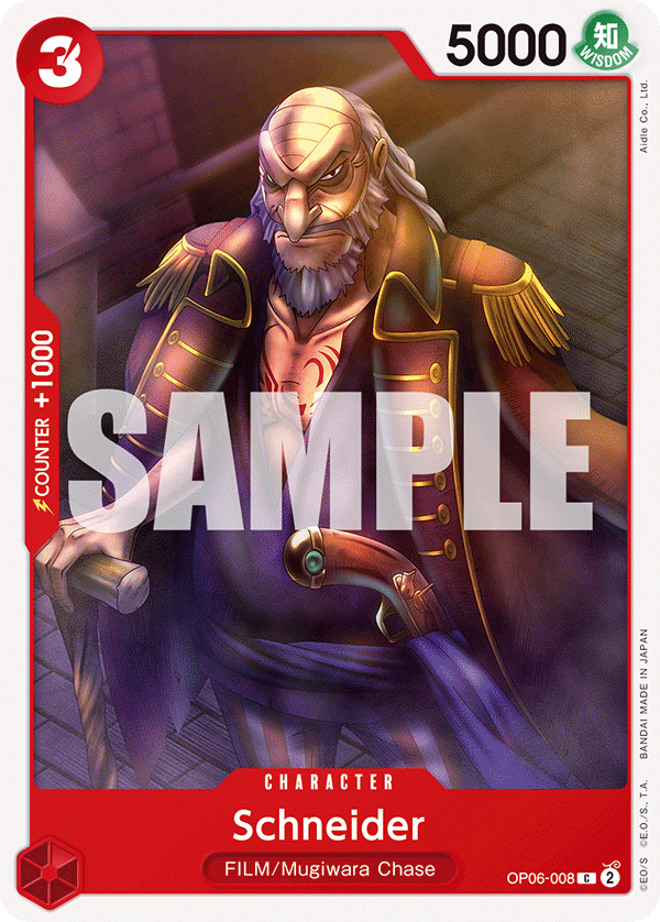 Schneider One Piece card