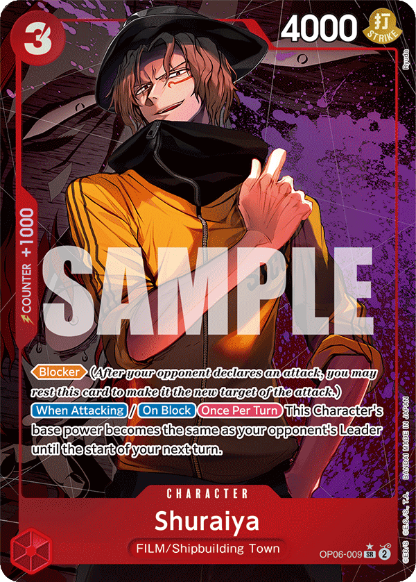 Shuraiya One Piece card