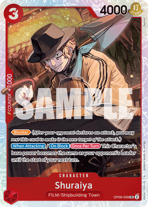 Shuraiya One Piece card