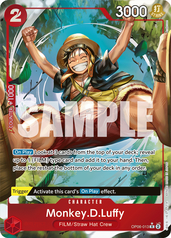 Monkey.D.Luffy One Piece card