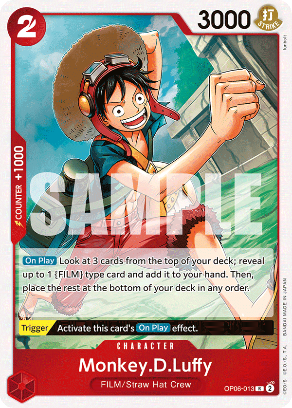 Monkey.D.Luffy One Piece card