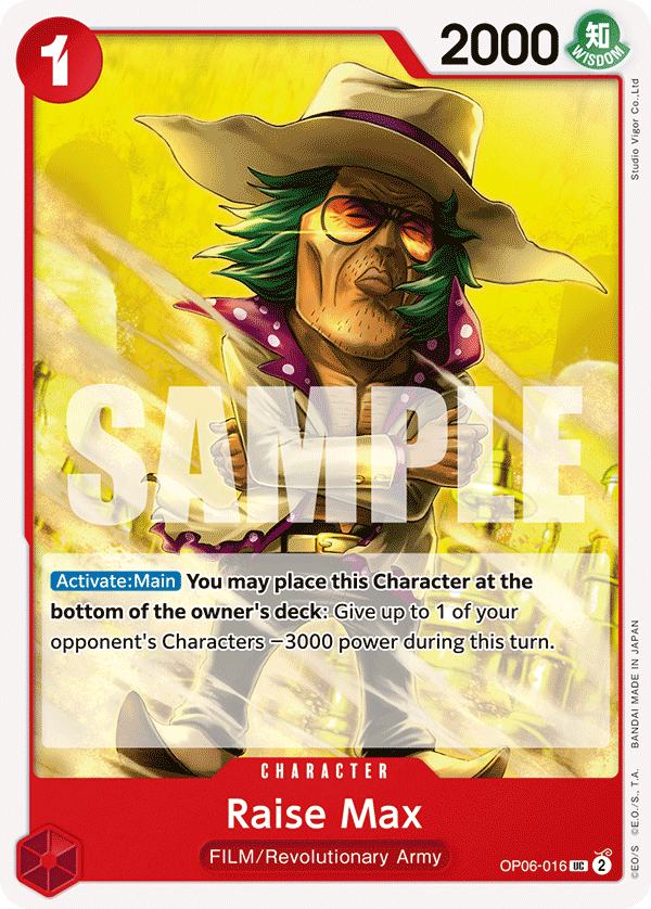 Raise Max One Piece card