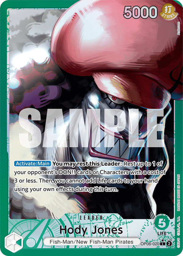 Hody Jones One Piece card