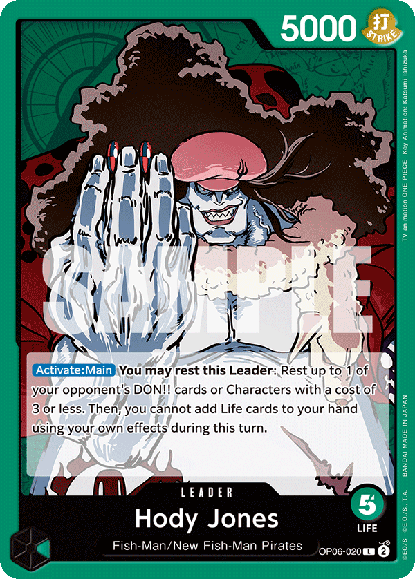 Hody Jones One Piece card