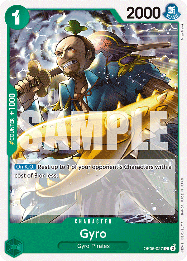 Gyro One Piece card