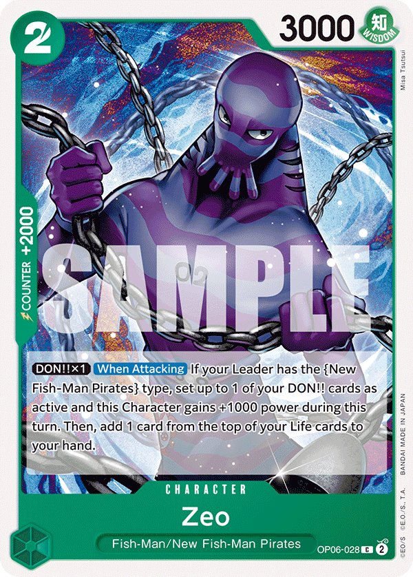 Zeo One Piece card