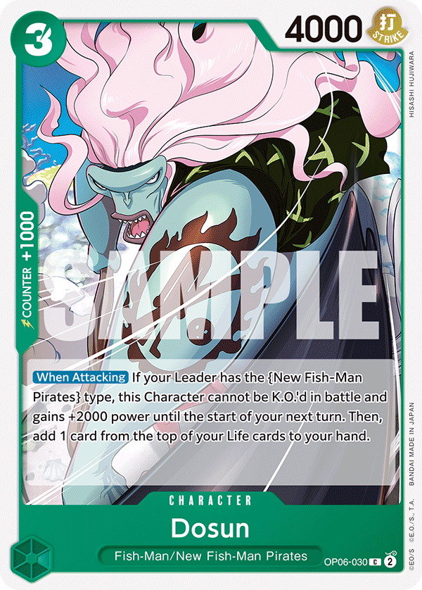 Dosun One Piece card