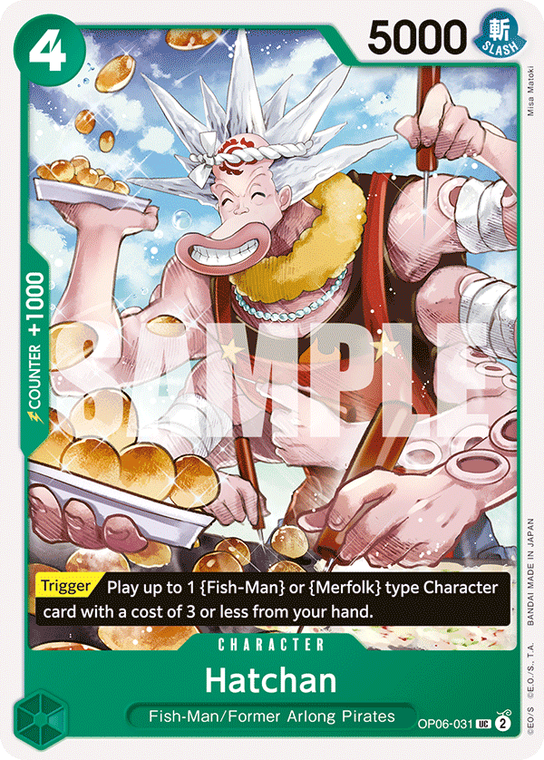 Hatchan One Piece card