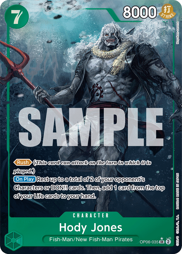 Hody Jones One Piece card