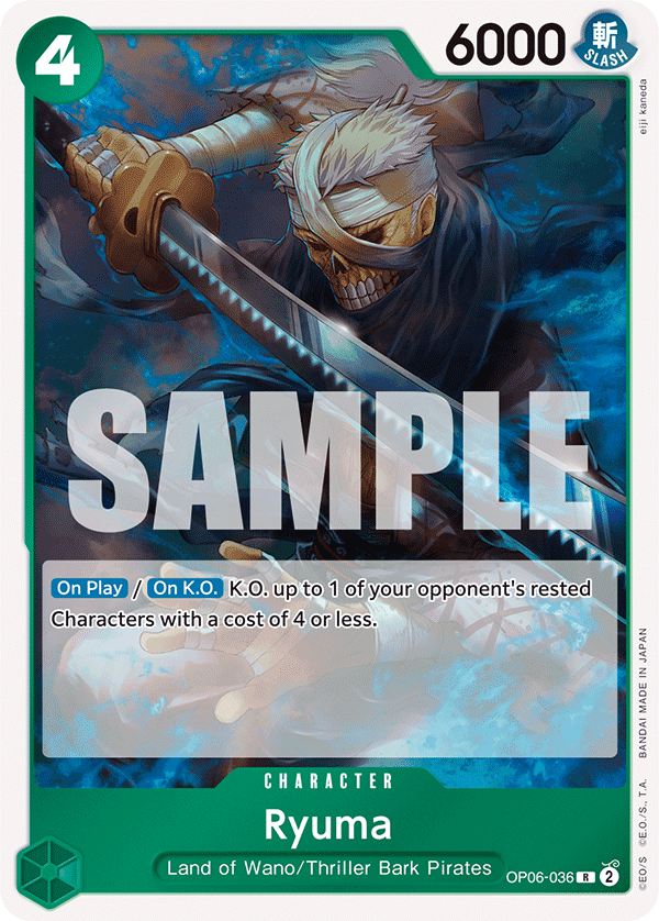 Ryuma One Piece card
