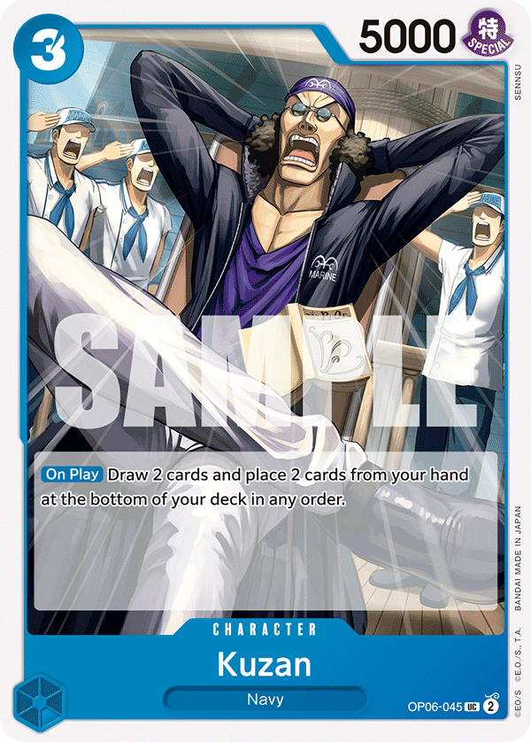 Kuzan One Piece card