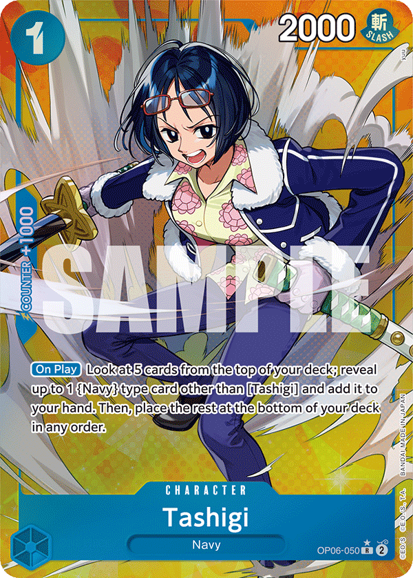 Tashigi One Piece card
