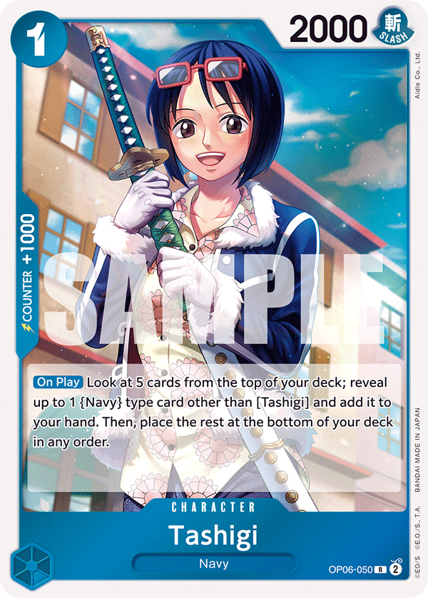 Tashigi One Piece card