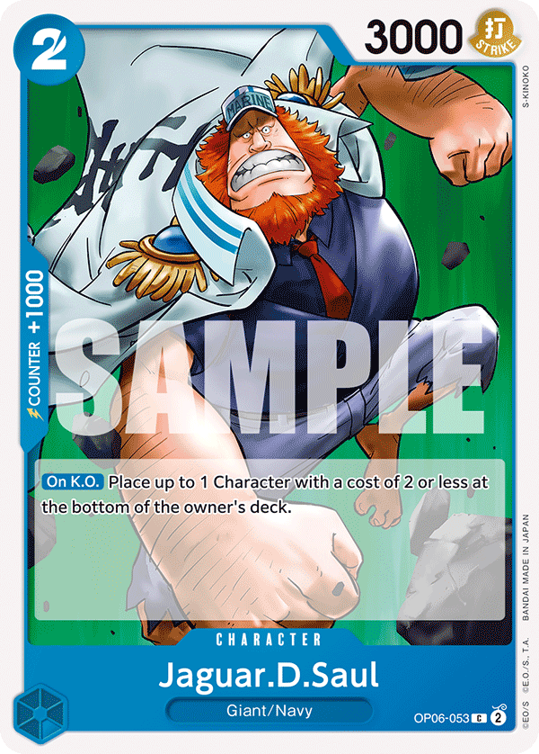 Jaguar.D.Saul One Piece card