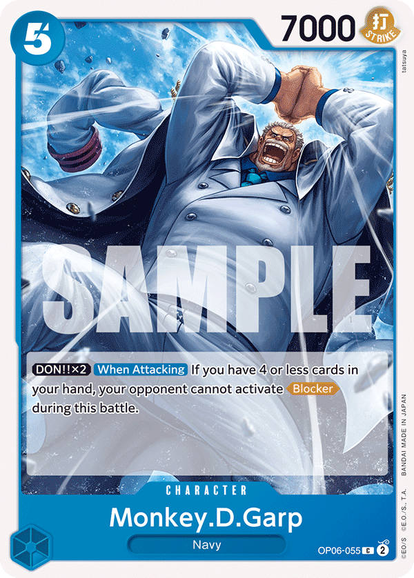 Monkey.D.Garp One Piece card