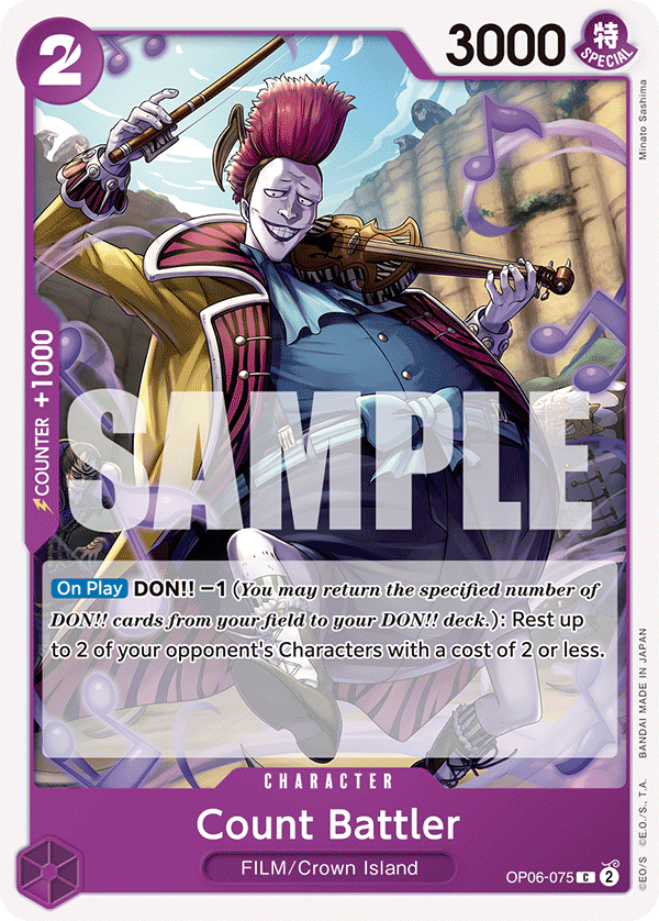 Count Battler One Piece card