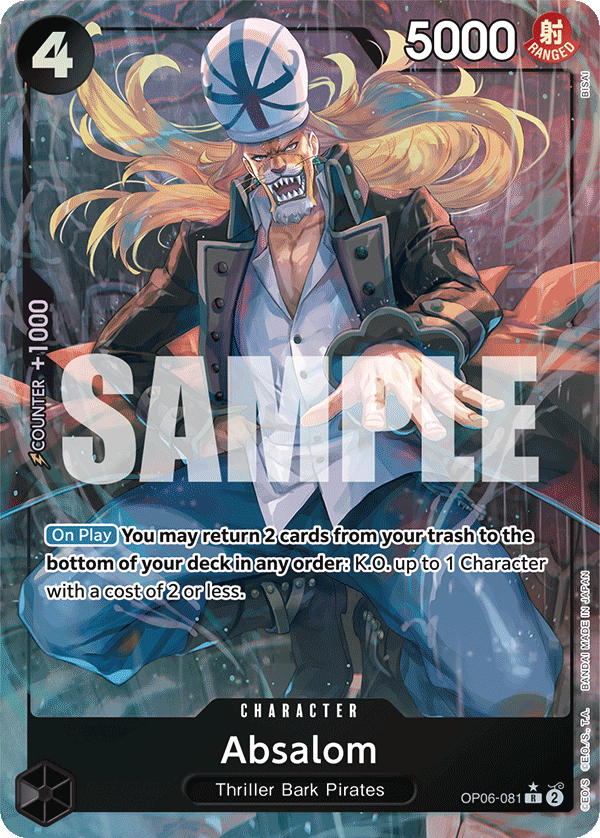 Absalom One Piece card