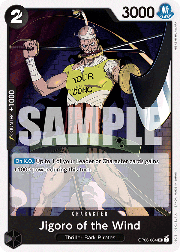 Jigoro of the Wind One Piece card