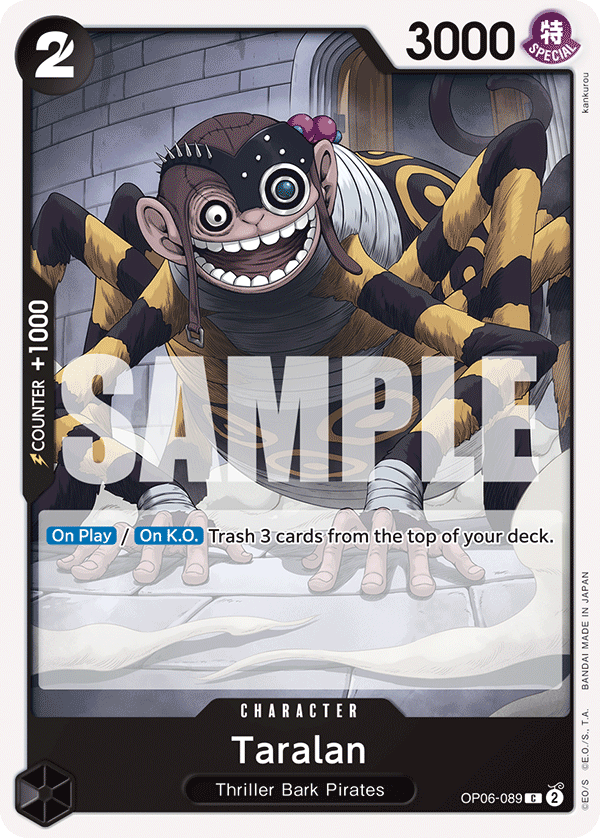 Taralan One Piece card