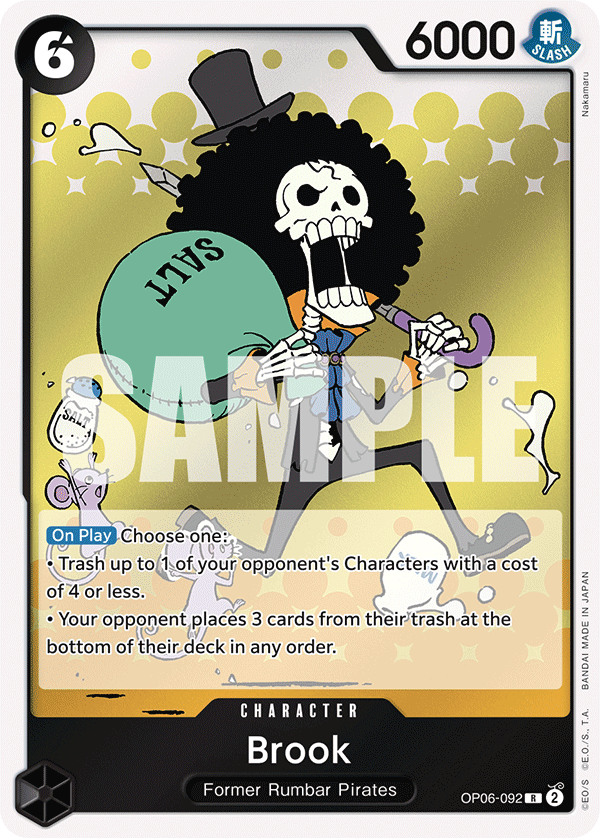 Brook One Piece card