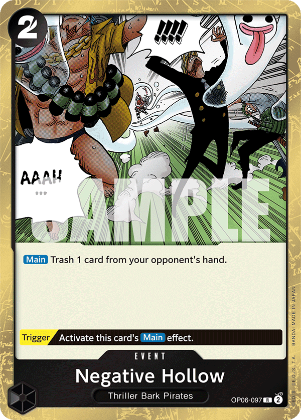 Negative Hollow One Piece card