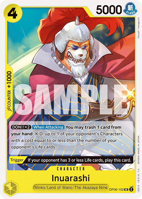 Inuarashi One Piece card