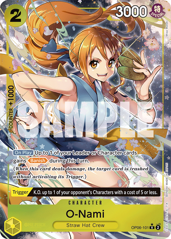 O-Nami One Piece card