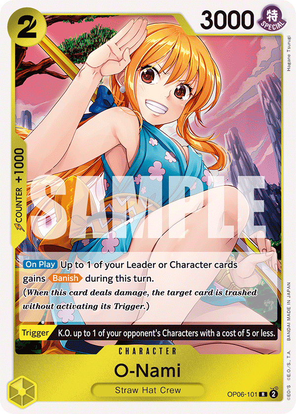 O-Nami One Piece card