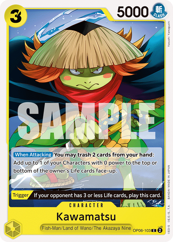 Kawamatsu One Piece card