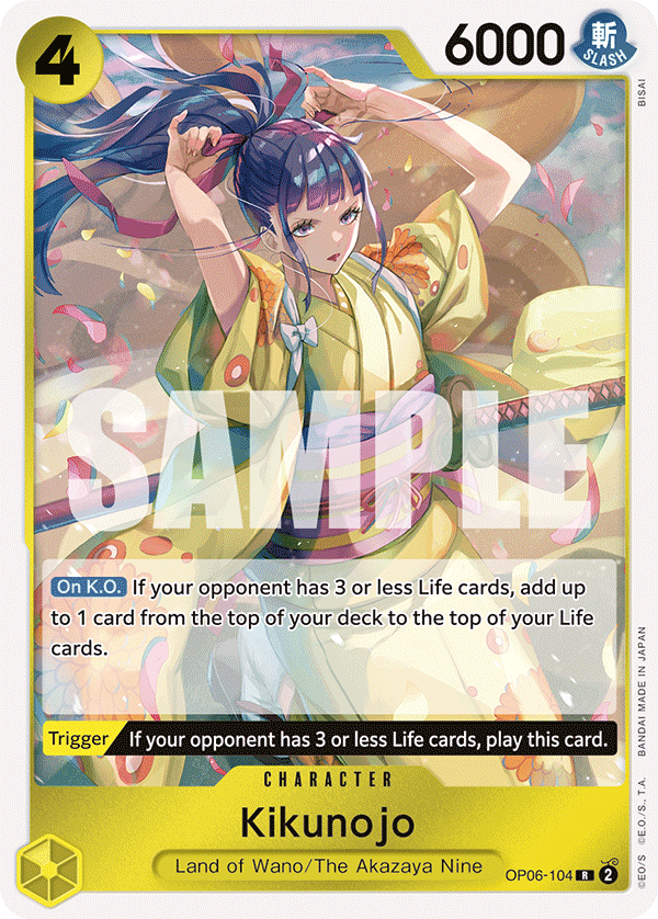 Kikunojo One Piece card