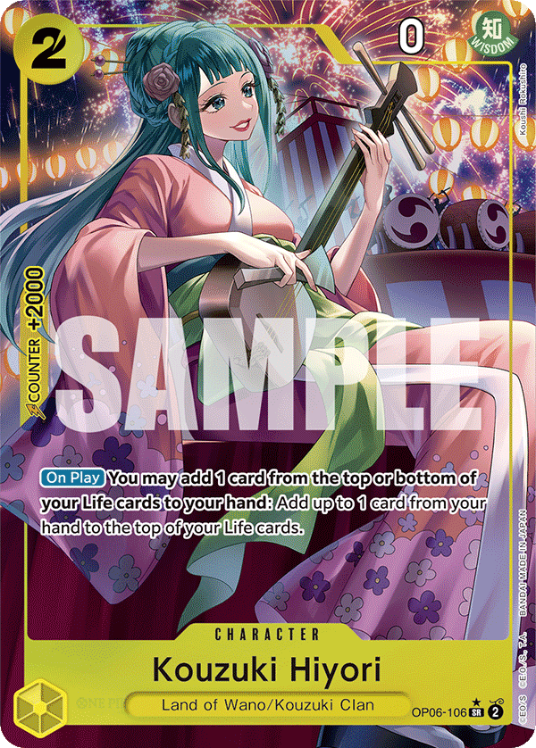 Kouzuki Hiyori One Piece card