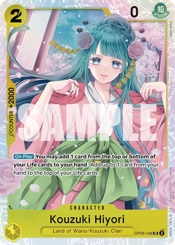 Kouzuki Hiyori One Piece card