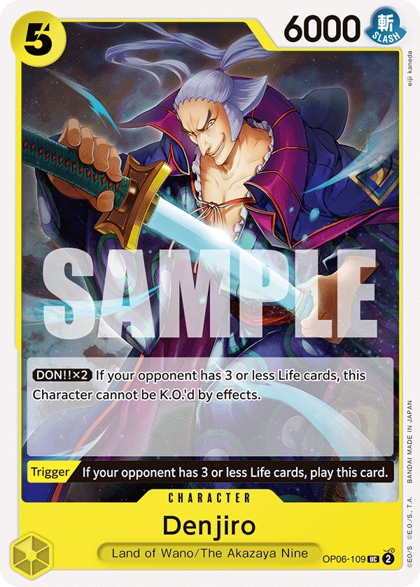 Denjiro One Piece card